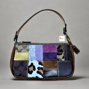Coach Y2K Purple Patchwork Demi Shoulder Bag 7071 China